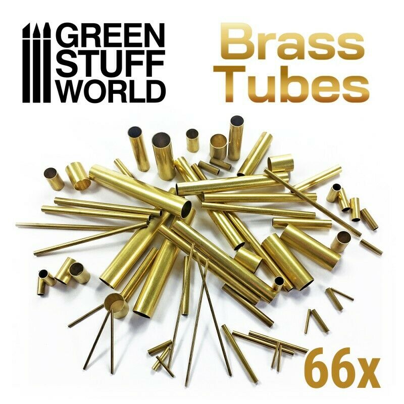 Green Stuff World Brass Tubes Assortment New - Tistaminis