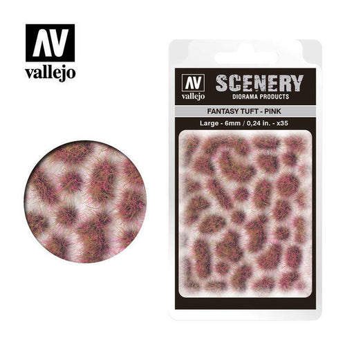 Vallejo FANTASY TUFT PINK LARGE, 6MM, 35 UNITS Tuft - TISTA MINIS