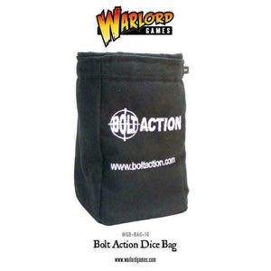 Bolt Action Dice Bag & Order Dice (Black) New - 408900001 - TISTA MINIS