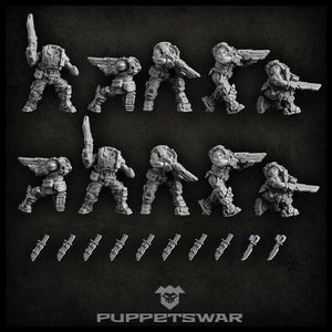 Puppets War Commandos Troopers Bodies New - Tistaminis