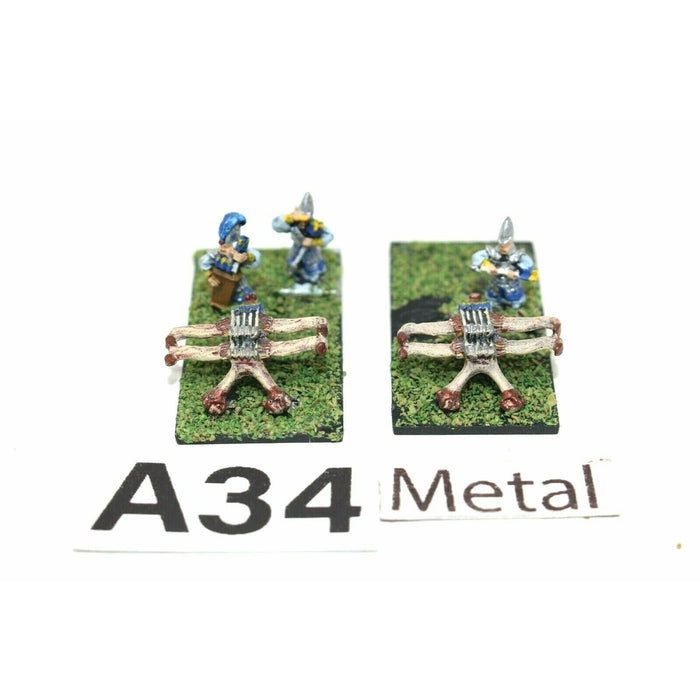 Warmaster High Elves Bolt Throwers Metal - A34 - TISTA MINIS