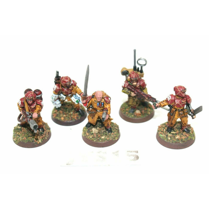 Warhammer Imperial Guard Cadian Command Squad Well Painted JYS15 - Tistaminis