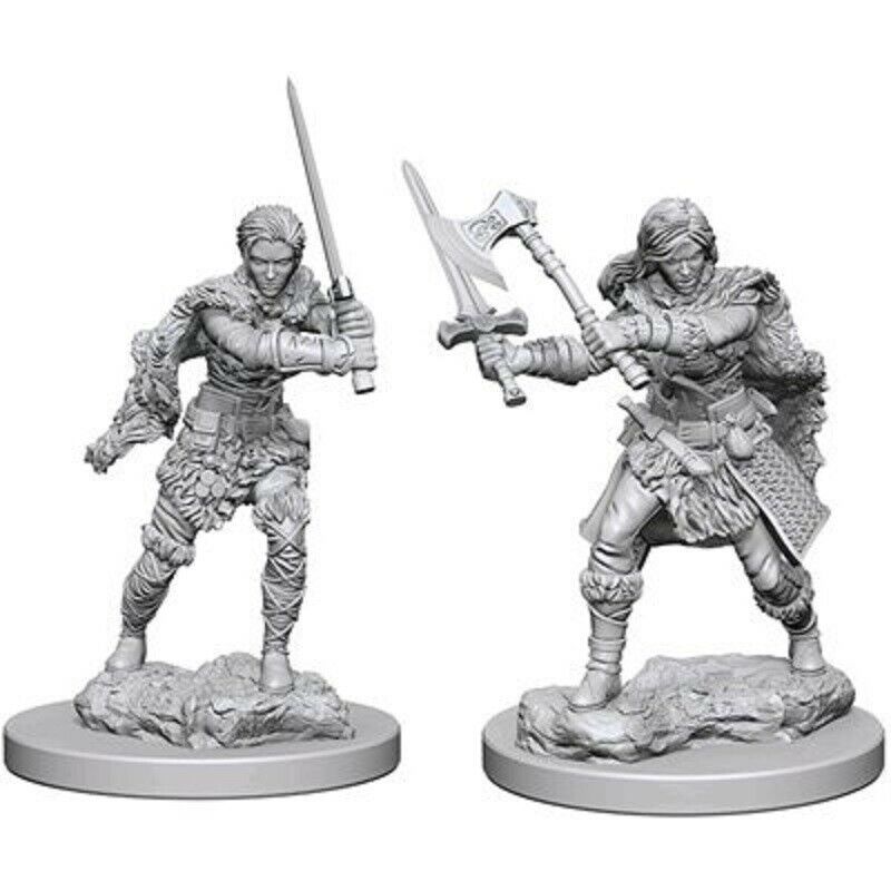 Dungeons and Dragons Nolzurs Marvelous  Wave 1: Human Female Barbarian New - TISTA MINIS