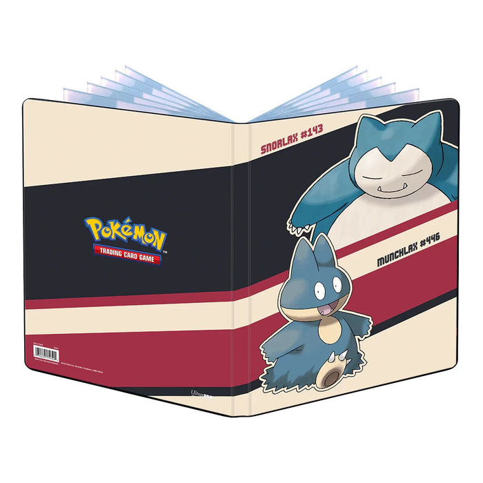 ULTRA PRO 9 Pocket POKEMON SNORLAX & MUNCHLAX PORTFOLIO New - Tistaminis