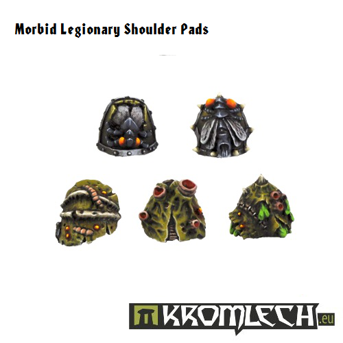 Kromlech Morbid Legionaries Shoulder Pads New - TISTA MINIS