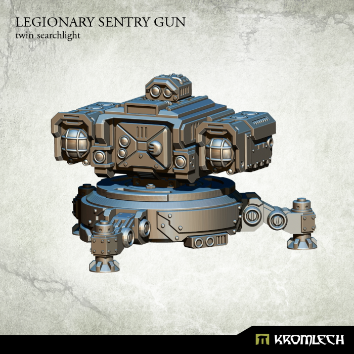 Kromlech Legionary Sentry Gun: Twin Searchlights New - TISTA MINIS