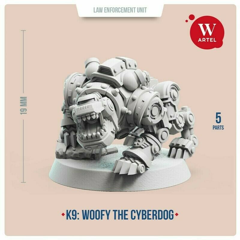 Artel Miniatures - K9: Woofy the Cyberdog 28mm New - TISTA MINIS