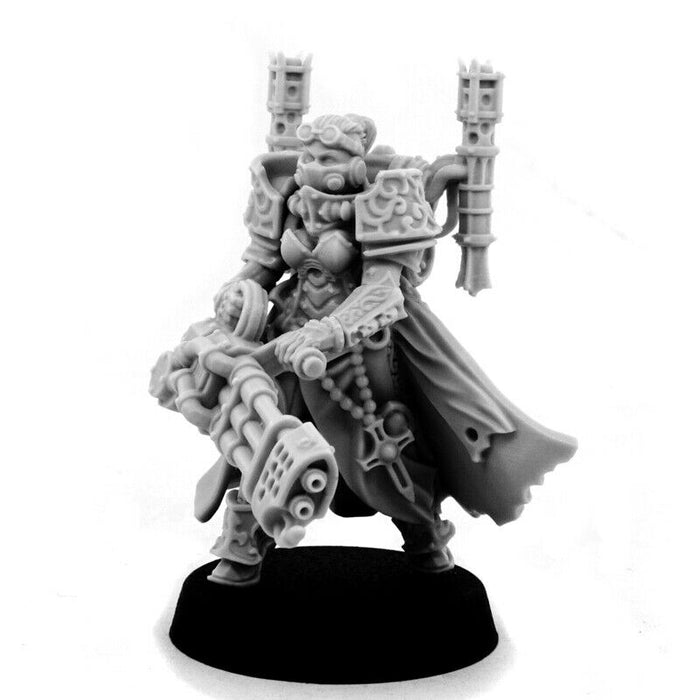 Wargame Exclusive EMPEROR SISTER WITH HEAVY FLAMER New - TISTA MINIS