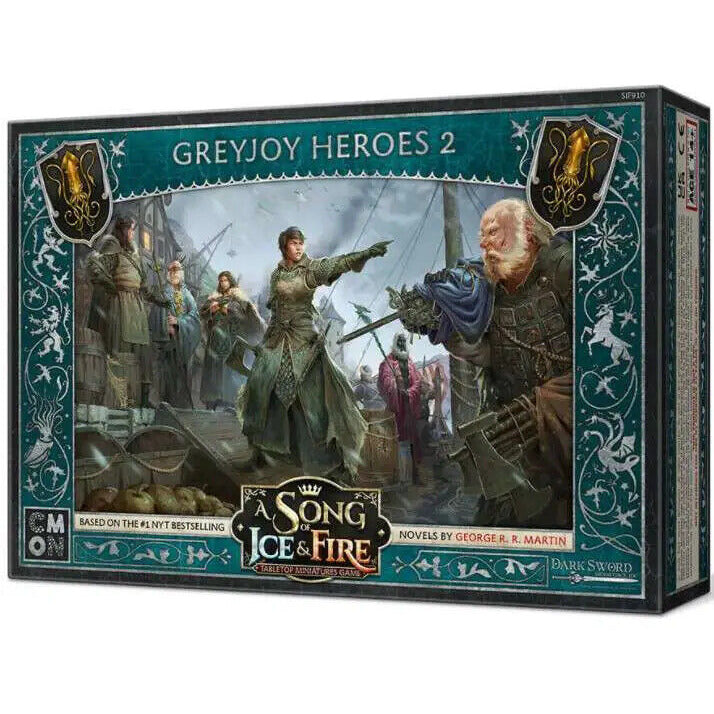 Song of Ice and Fire GREYJOY HEROES BOX #2 New - Tistaminis