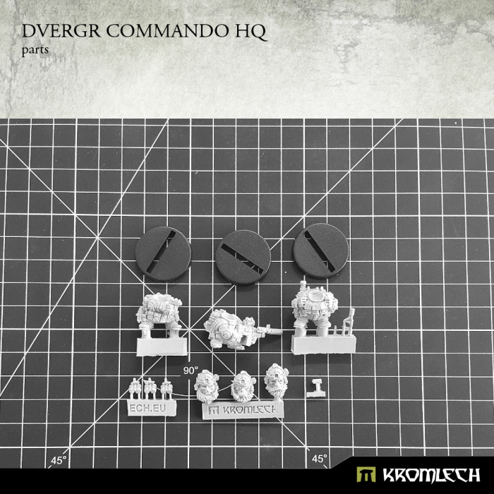 Kromlech Dvergr Commando HQ New - TISTA MINIS