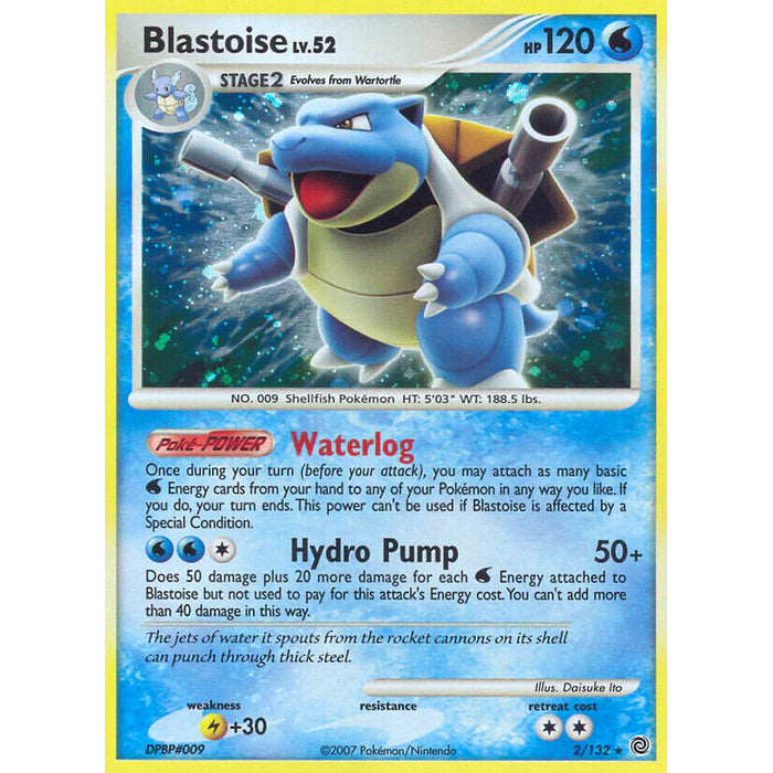 Blastoise Secret Wonders 2/132 - LP - Tistaminis