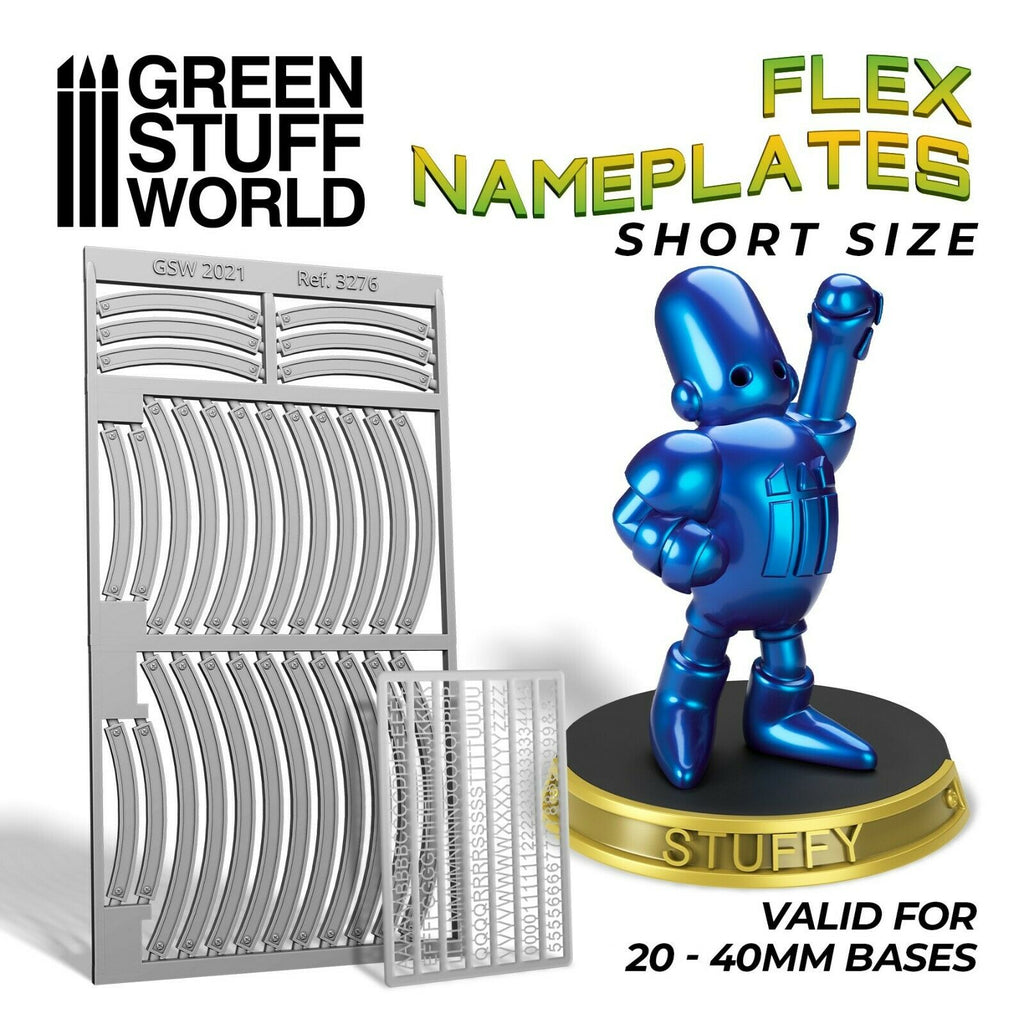 Green Stuff World	NAME PLATES - Short New - Tistaminis