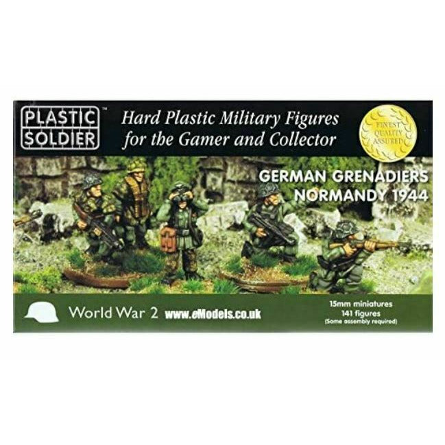 Plastic Soldier Company 15mm GERMAN GRENADIERS IN NORMANDY '44 New - TISTA MINIS