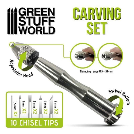 Green Stuff World Hobby Carving Set New - Tistaminis