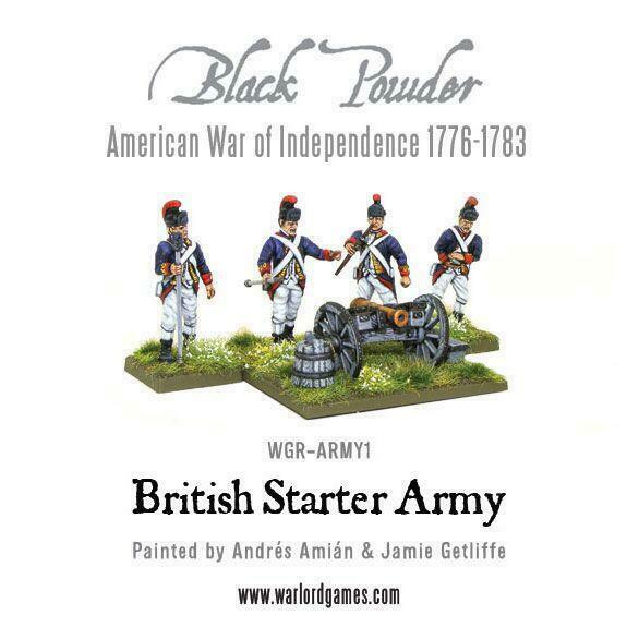 Black Powder American War of Independence British Army Starter Set New - TISTA MINIS