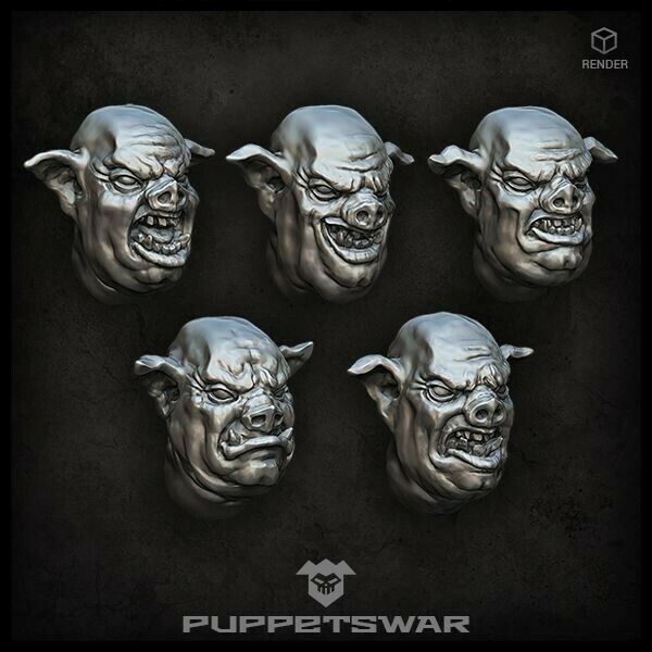 Puppets War Pig Hybrid Heads New - Tistaminis