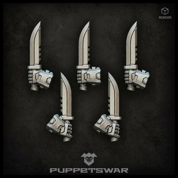 Puppets War Knives (left) New - Tistaminis