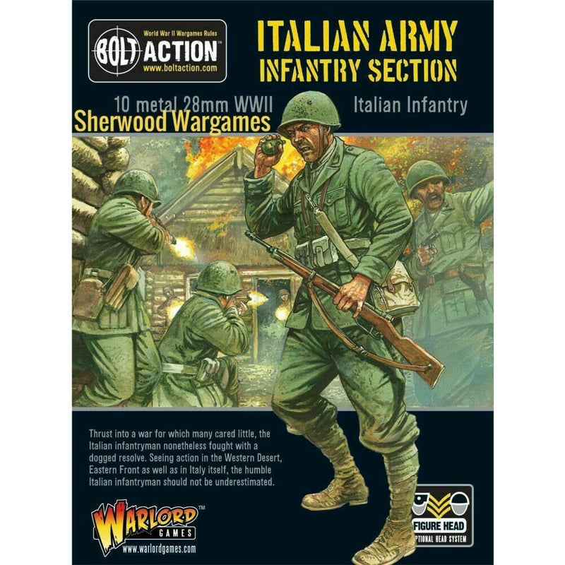 Bolt Action Italian Infantry  New - WGB-II-02 - TISTA MINIS