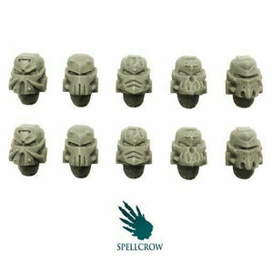 Spellcrow Salamandra Knights Helmets (Forge Pattern) - SPCB5917 - TISTA MINIS