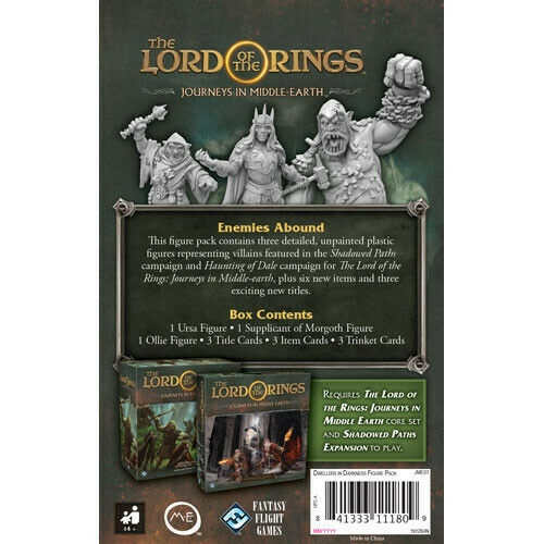 The Lord of The Rings: Dwellers In Darkness Figure Pack New - TISTA MINIS