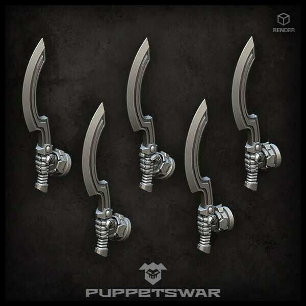 Puppets War Khopesh Swords (right) New - Tistaminis