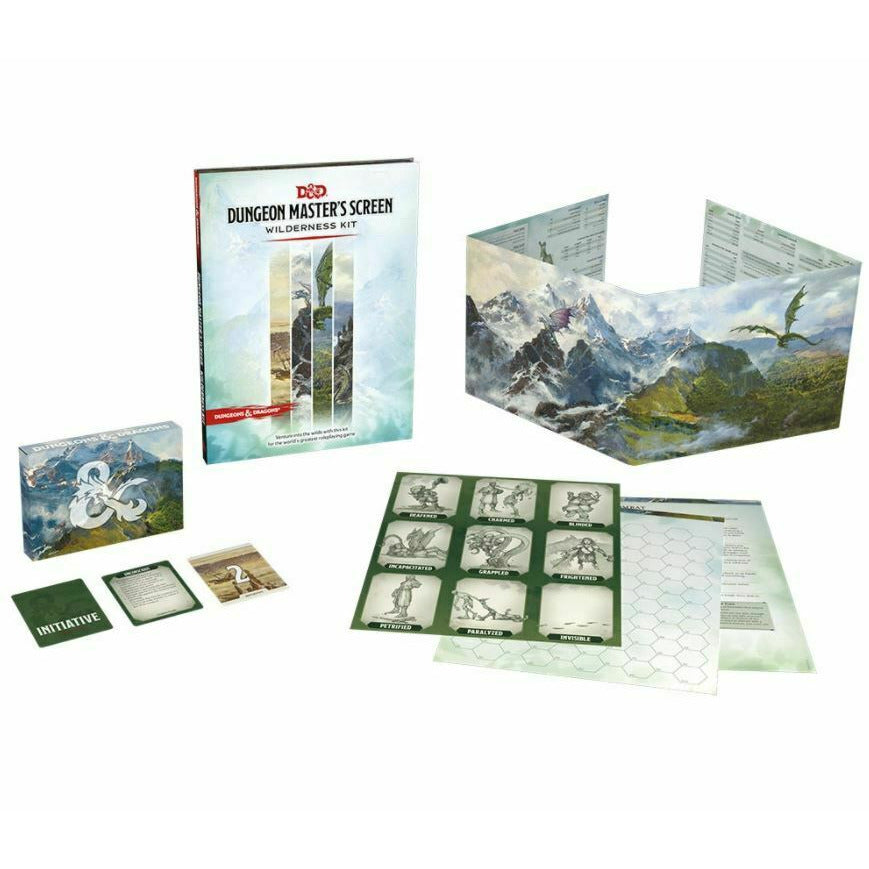 Dungeon & Dragons Dungeon Masters Screen Wilderness Kit New - TISTA MINIS
