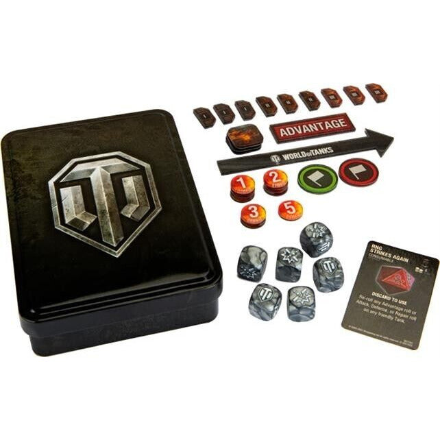 World of Tanks Gaming Dice & Tokens Set New - Tistaminis