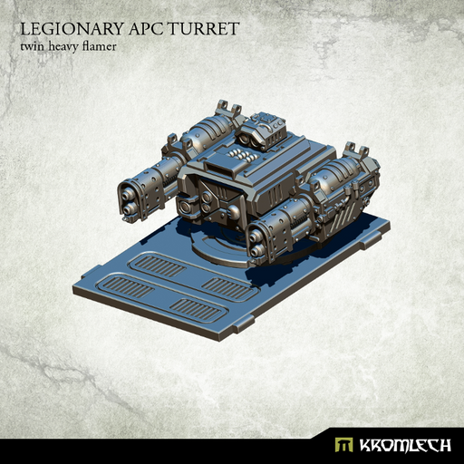 Kromlech Legionary APC Turret: Twin Heavy Flamer - TISTA MINIS