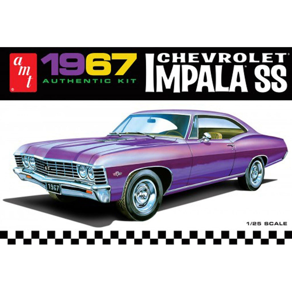 AMT AMT981 1967 CHEVY IMPALA SS (STOCK) (1/25) New - Tistaminis