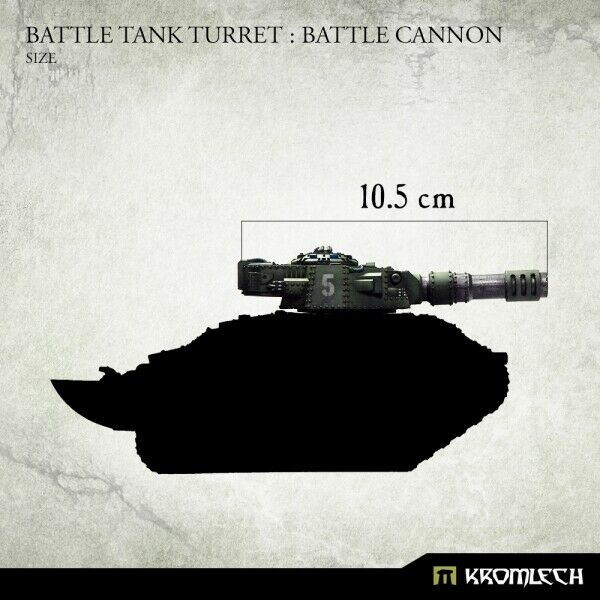 Kromlech Battle Tank Turret: Battle Cannon - TISTA MINIS