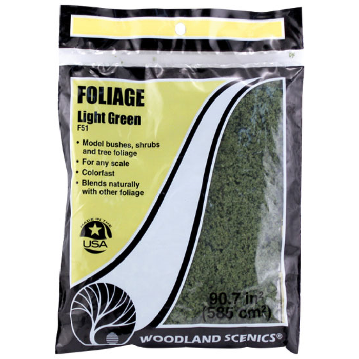 Woodland Scenics Foliage Net-Light Green (60 Sq.In.) WOO51 - TISTA MINIS