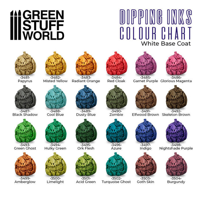 Green Stuff World Dipping ink 60 ml - ELFWOOD BROWN DIP New - Tistaminis