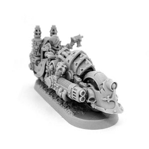 Wargames Exclusive HERESY HUNTER FEMALE INQUISITOR WITH DEATHCRUISER BIKE New - TISTA MINIS