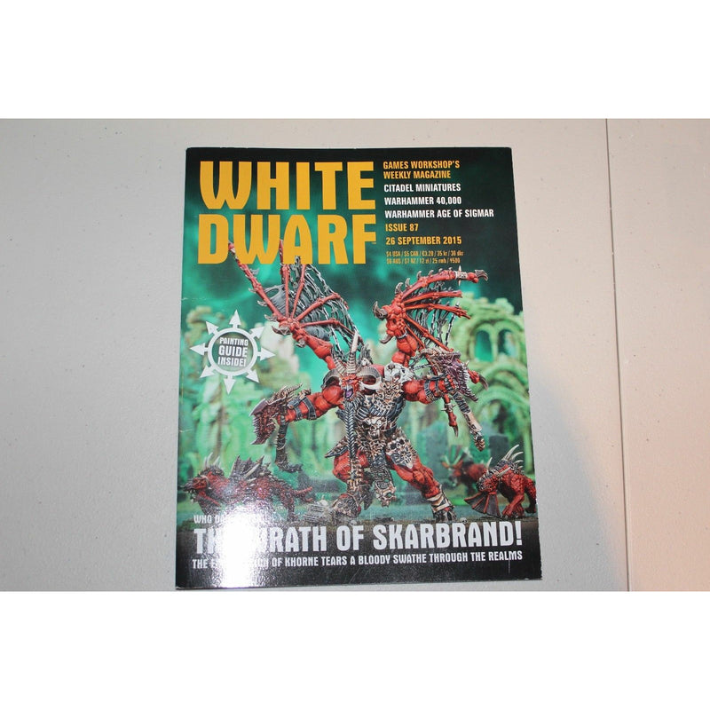 Warhammer White Dwarf Issue 87 September 2015 - The Wrath of Skarbrand! | TISTAMINIS