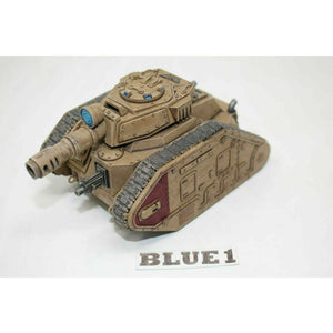 Warhammer Imperial Guard Leman Russ Battle Tank Well Painted Blue1 - Tistaminis