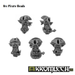 Kromlech Orc Pirate Heads New - TISTA MINIS