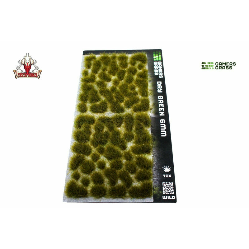 Gamers Grass Dry Green 6mm Wild Tufts - TISTA MINIS