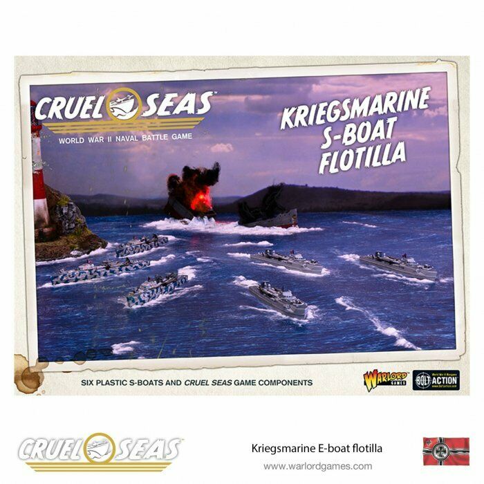 Cruel Seas Kriegsmarine S-boat flotilla New - Tistaminis
