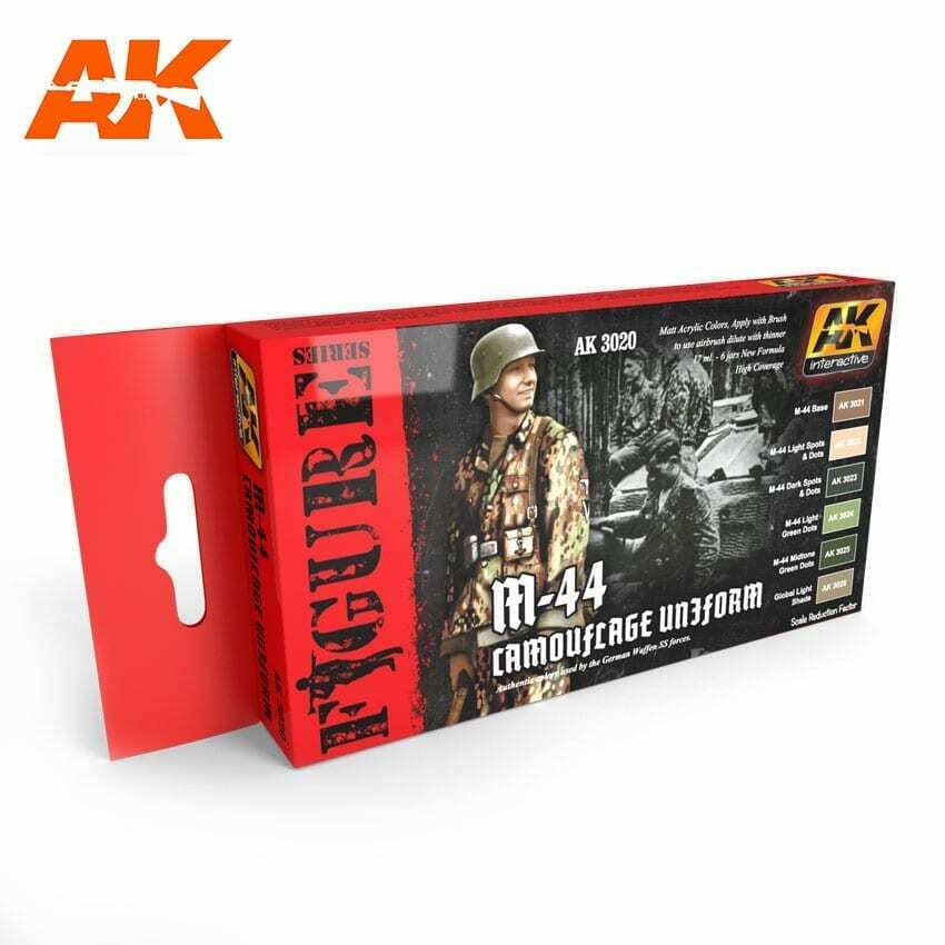 AK Interactive M-44 Camouflage Uniform Colors Set - TISTA MINIS