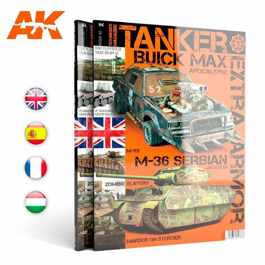 AK Interactive TANKER 02 "EXTRA ARMOR" - English New - Tistaminis