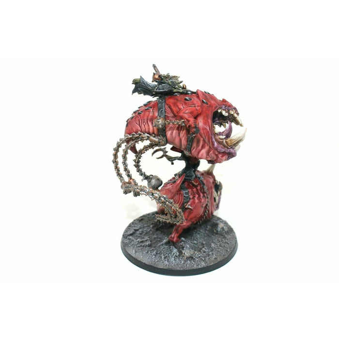 Warhammer Orcs and Goblins Loonboss On Mangler Squig Well Painted | TISTAMINIS