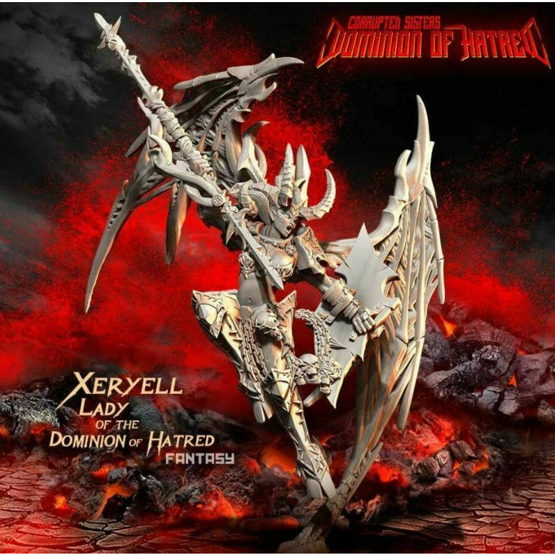 Raging Heroes - Xeryell, LADY of the Dominion of Hatred New - TISTA MINIS