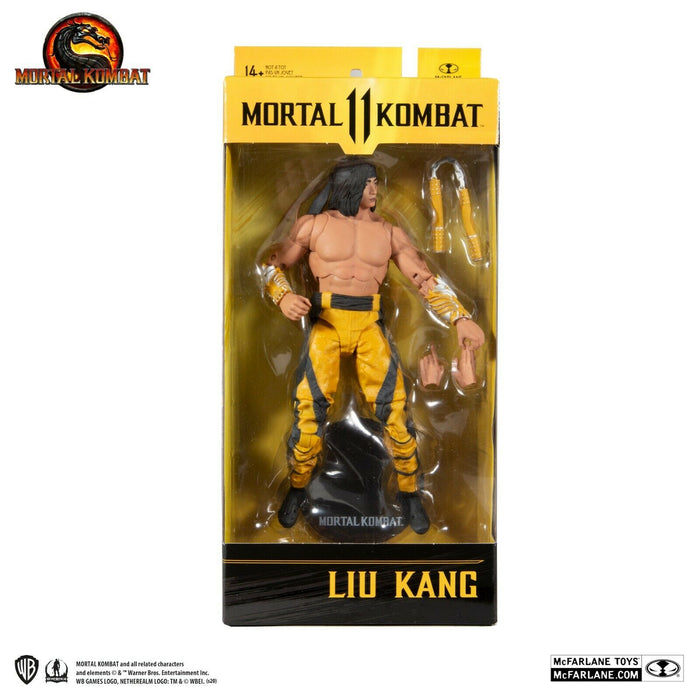 MORTAL KOMBAT 7" LIU KANG FIGHTING ABBOT ACTION FIGURE New - Tistaminis