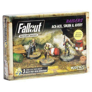 FALLOUT RAIDERS ACK ACK, SINJIN AND AVERY New - Tistaminis