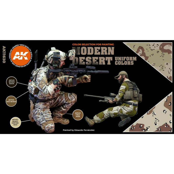 AK Interactive 3G Modern Desert Uniform Colors New - Tistaminis