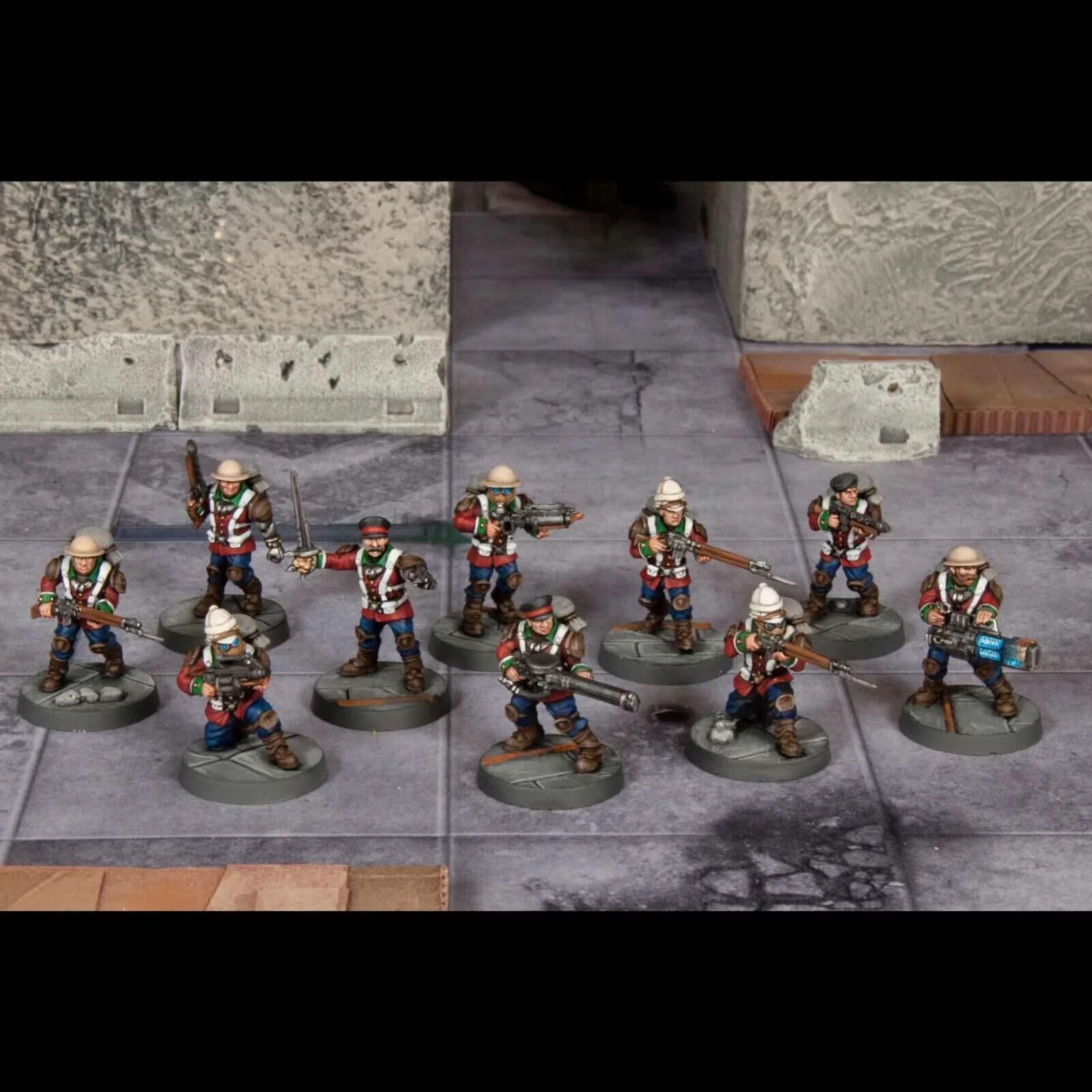 Death Fields - Kanonnenvoer 2 = vrouwtjes (24 figuren) Meerdelig hard plastic (HIGH Impact POLYSTYRENE) 28MM figuren... Gemaakt in de VS Death Fields - Kanonnenvoer 2 = vrouwtjes (24 figuren) Meerdelig hard plastic (HIGH Impact POLYSTYRENE) 28MM figuren... Gemaakt in de VS