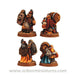 Scibor Miniatures 4 Dwarf Adventurers set (4) New - TISTA MINIS