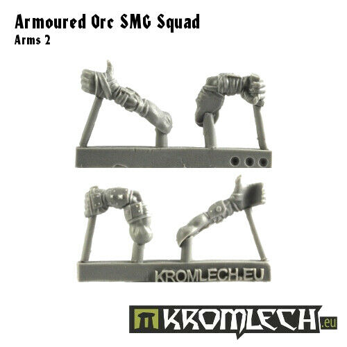 Kromlech Armoured Orc SMG Squad New - TISTA MINIS