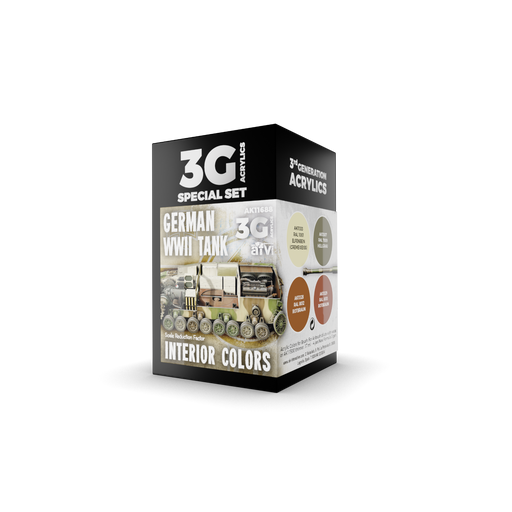 AK Interactive 3G WWII German Tank Interior Colors New - Tistaminis