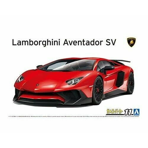 Aoshima 1/24 '15 Lamborghini Aventador SV New - Tistaminis
